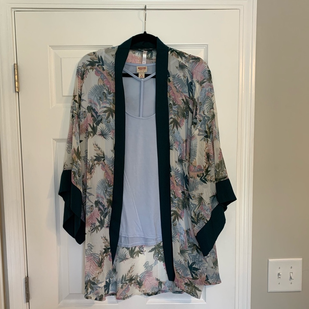 Xhilaration Printed Kimono